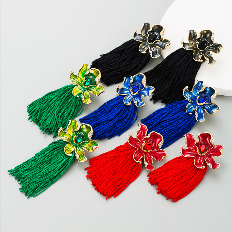 Fashion Jewelry Tassel Earrings For Women YWHME-207