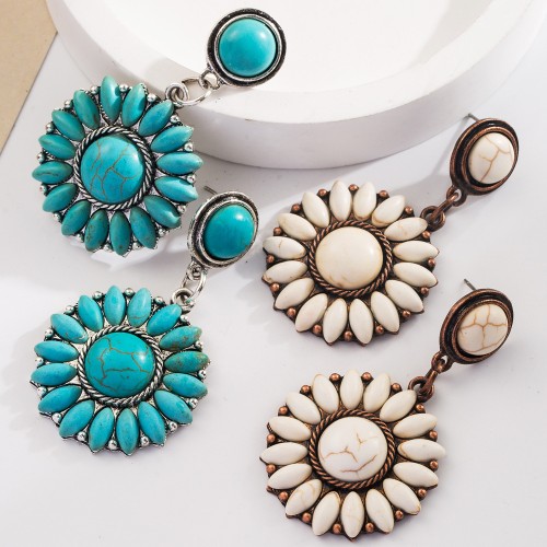 Fashion Jewelry Turquoise Earrings For Women YWHME-401