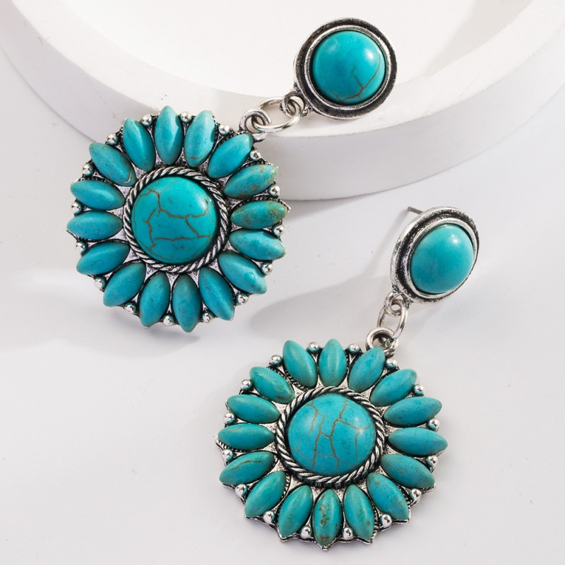 Fashion Jewelry Turquoise Earrings For Women YWHME-401 