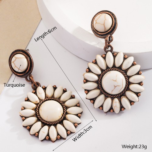 Fashion Jewelry Turquoise Earrings For Women YWHME-401