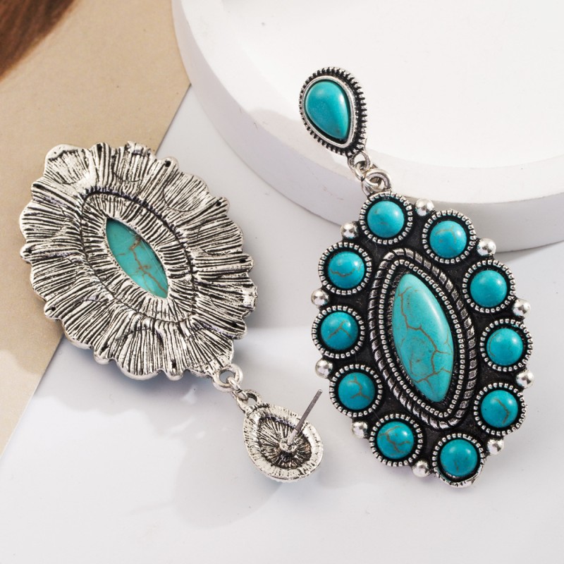 Fashion Jewelry Turquoise Earrings For Women YWHME-402 