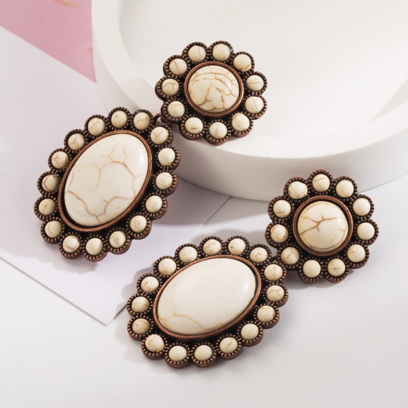 Fashion Jewelry Turquoise Earrings For Women YWHME-403 