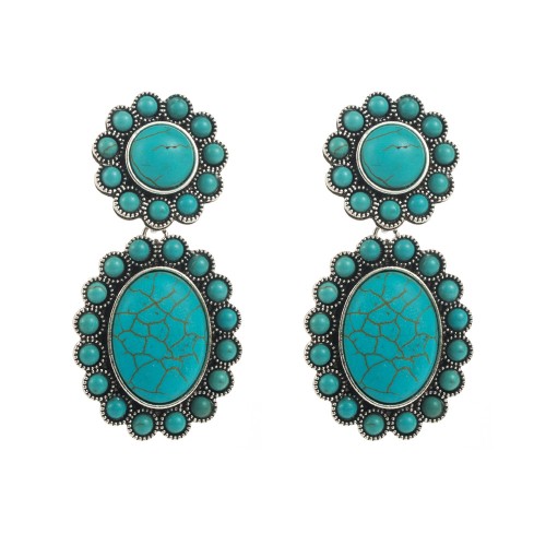 Fashion Jewelry Turquoise Earrings For Women YWHME-403