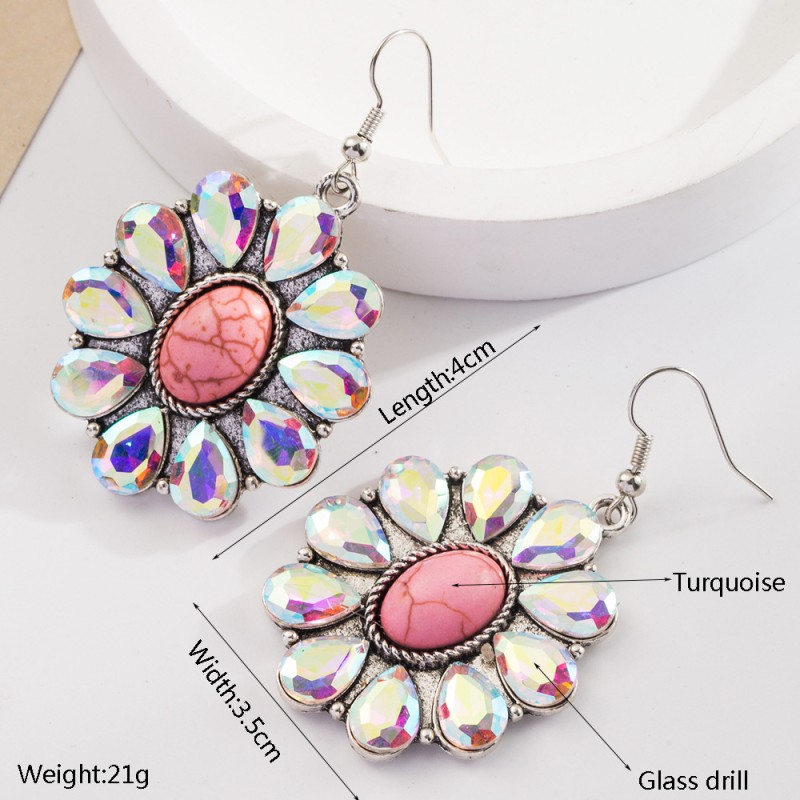 Fashion Jewelry Turquoise Earrings For Women YWHME-404 