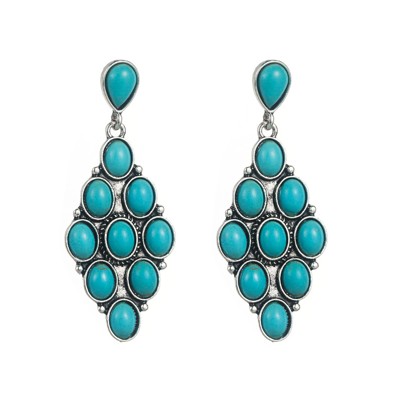 Fashion Jewelry Turquoise Earrings For Women YWHME-405 