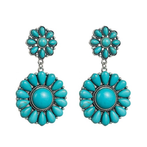 Fashion Jewelry Turquoise Earrings For Women YWHME-406