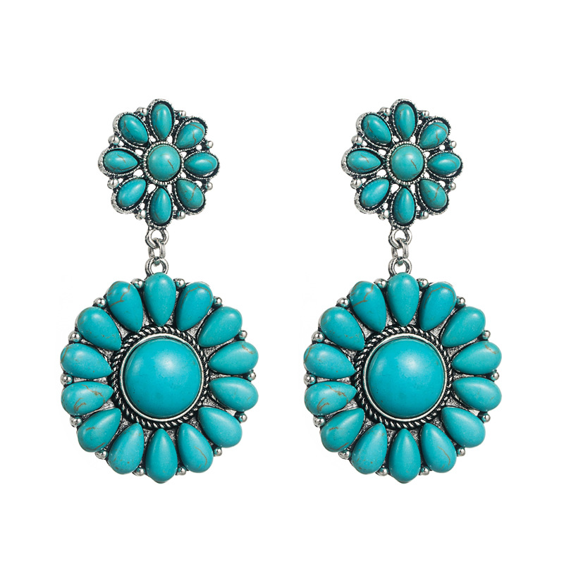 Fashion Jewelry Turquoise Earrings For Women YWHME-406 