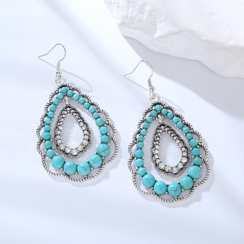 Fashion Jewelry Turquoise Earrings For Women YWHME-407