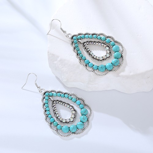 Fashion Jewelry Turquoise Earrings For Women YWHME-407