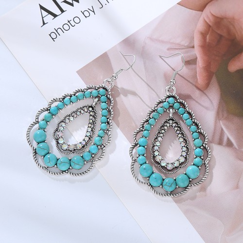 Fashion Jewelry Turquoise Earrings For Women YWHME-407