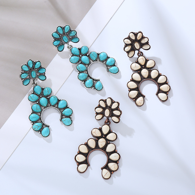 Fashion Jewelry Turquoise Earrings For Women YWHME-408 