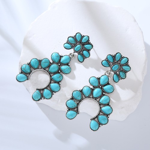 Fashion Jewelry Turquoise Earrings For Women YWHME-408