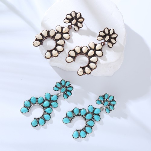 Fashion Jewelry Turquoise Earrings For Women YWHME-408