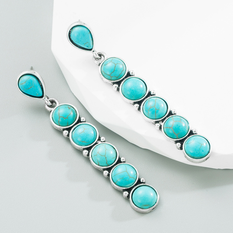 Fashion Jewelry Turquoise Earrings For Women YWHME-409 