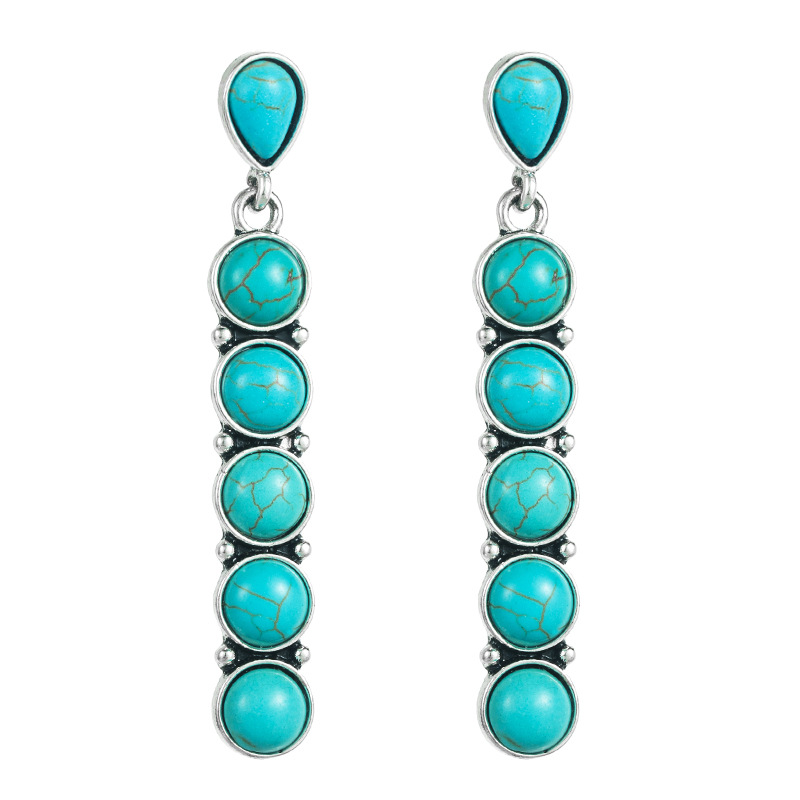 Fashion Jewelry Turquoise Earrings For Women YWHME-409 