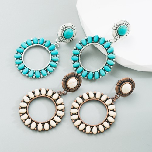 Fashion Jewelry Turquoise Earrings For Women YWHME-410