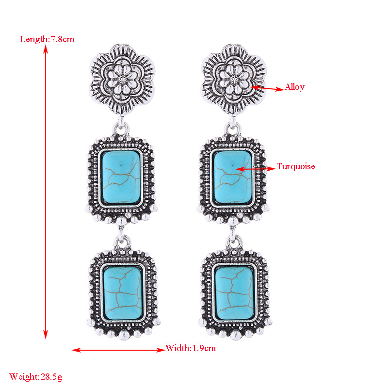 Fashion Jewelry Turquoise Earrings For Women YWHME-411 