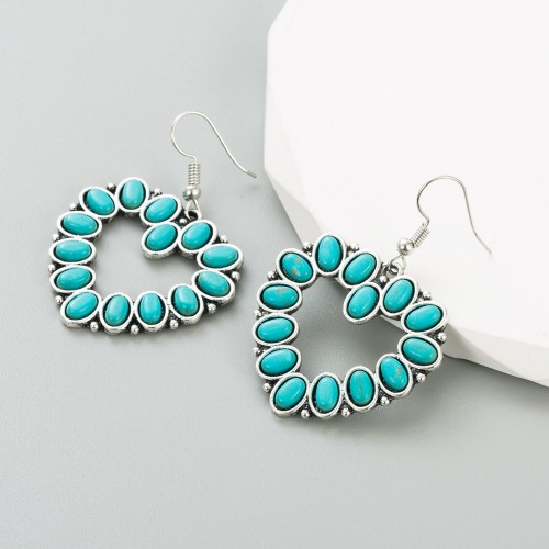 Fashion Jewelry Turquoise Earrings For Women YWHME-412