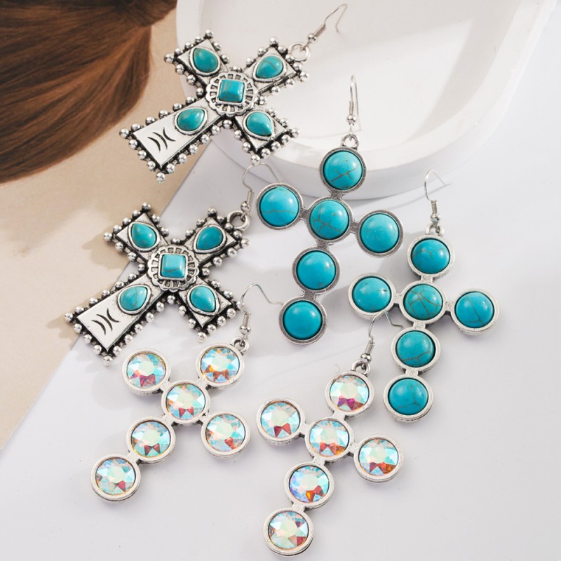 Fashion Jewelry Turquoise Earrings For Women YWHME-414 