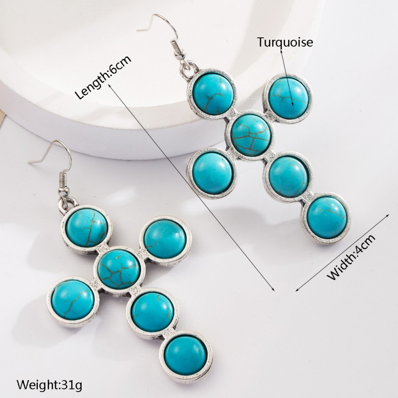 Fashion Jewelry Turquoise Earrings For Women YWHME-414 