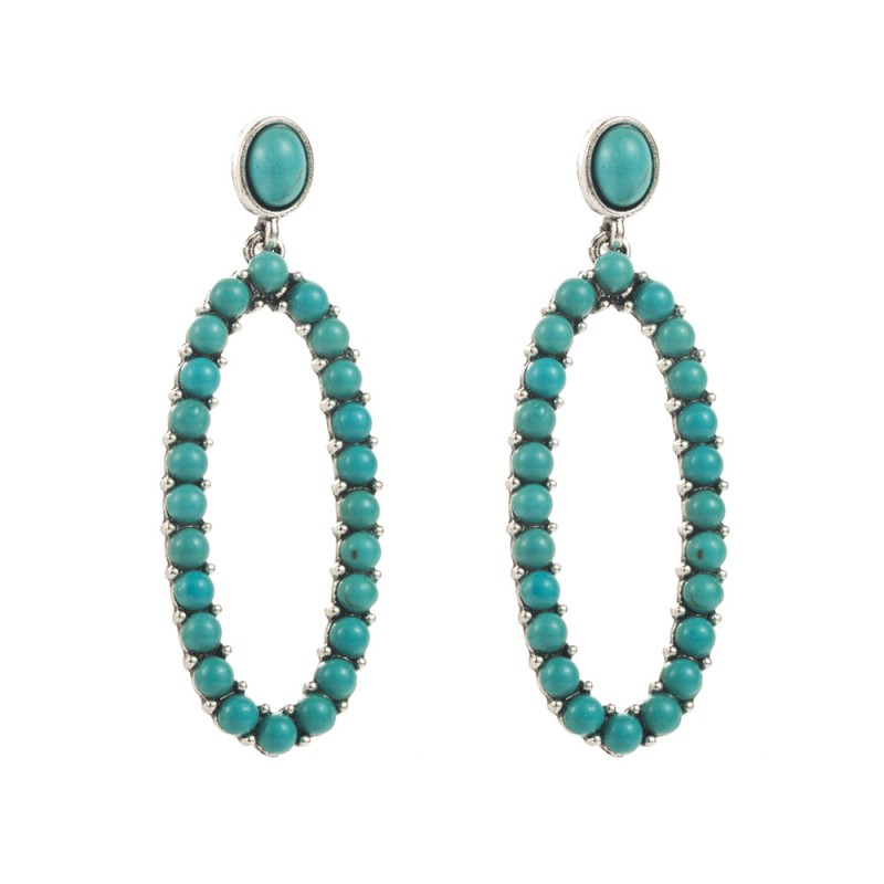 Fashion Jewelry Turquoise Earrings For Women YWHME-415 