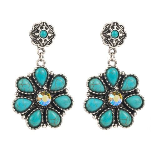 Fashion Jewelry Turquoise Earrings For Women YWHME-416