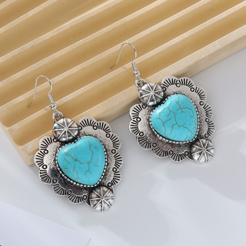 Fashion Jewelry Turquoise Earrings For Women YWHME-417