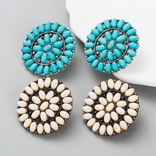 Fashion Jewelry Turquoise Earrings For Women YWHME-420