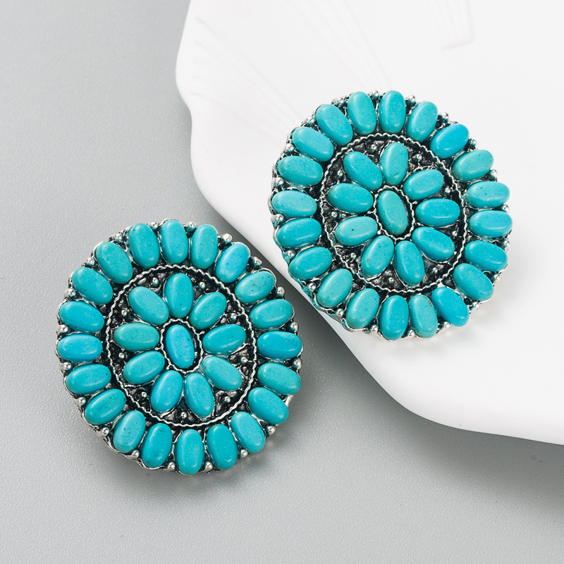 Fashion Jewelry Turquoise Earrings For Women YWHME-420 