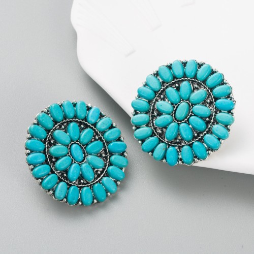 Fashion Jewelry Turquoise Earrings For Women YWHME-420