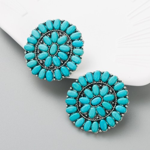 Fashion Jewelry Turquoise Earrings For Women YWHME-420