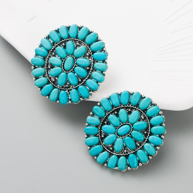 Fashion Jewelry Turquoise Earrings For Women YWHME-420 