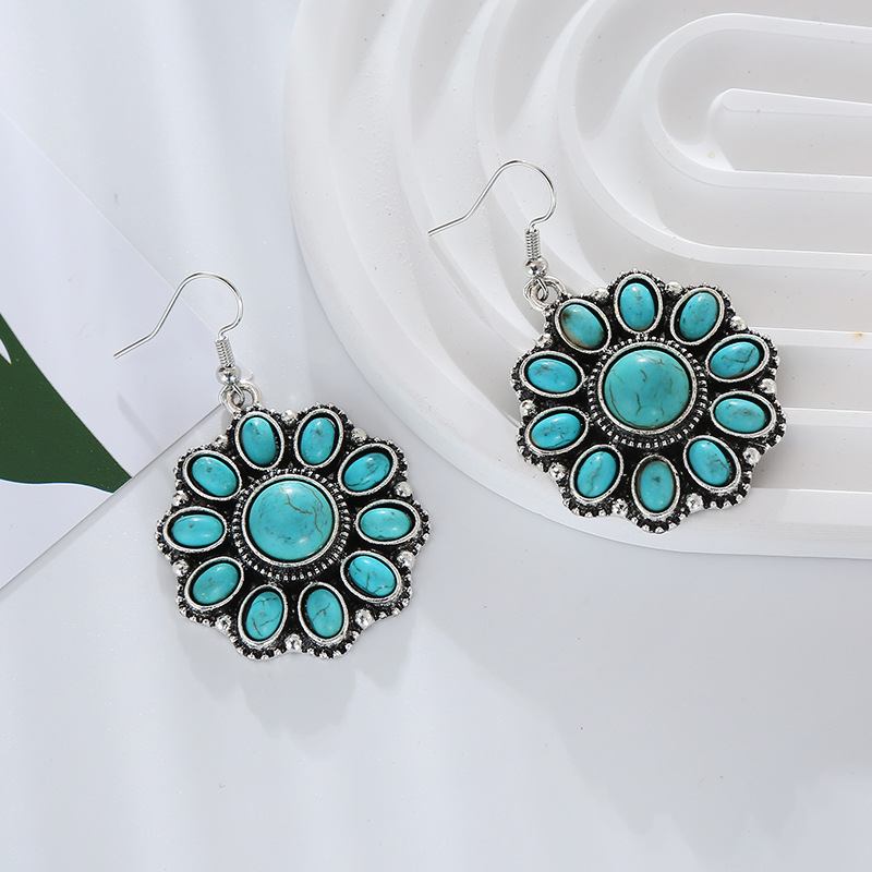 Fashion Jewelry Turquoise Earrings For Women YWHME-422 