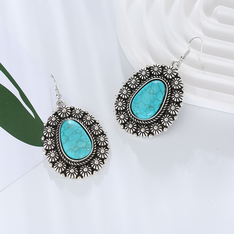 Fashion Jewelry Turquoise Earrings For Women YWHME-423 