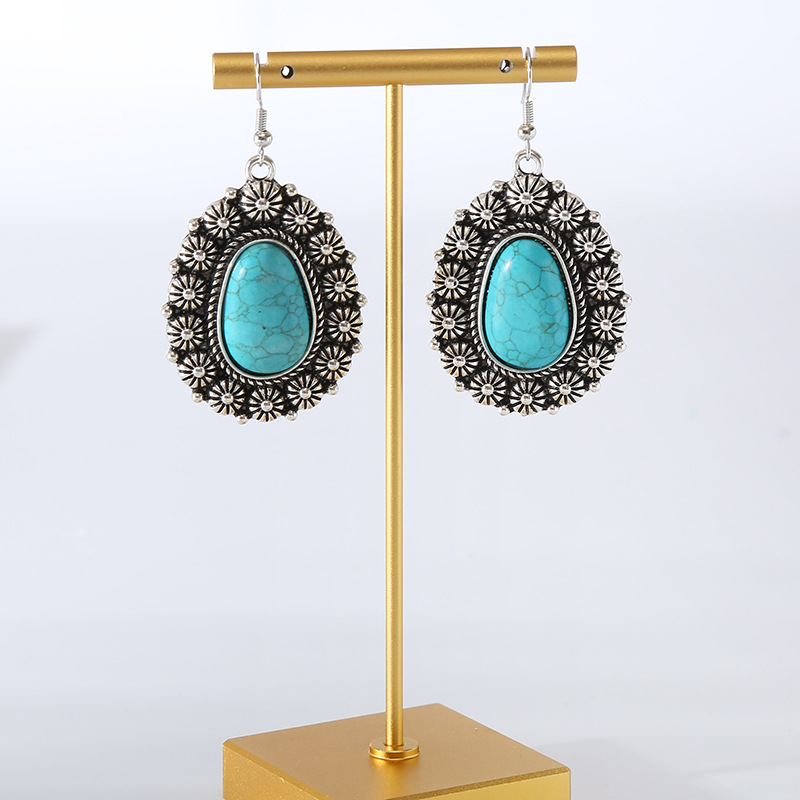 Fashion Jewelry Turquoise Earrings For Women YWHME-423 