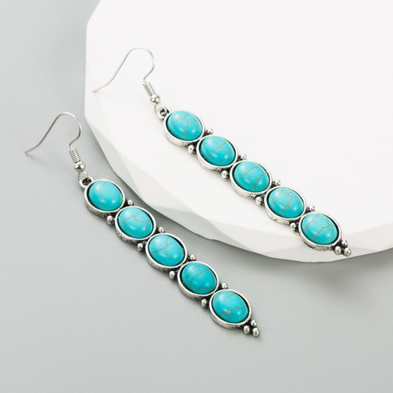 Fashion Jewelry Turquoise Earrings For Women YWHME-424 