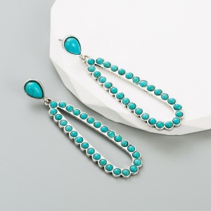 Fashion Jewelry Turquoise Earrings For Women YWHME-426 