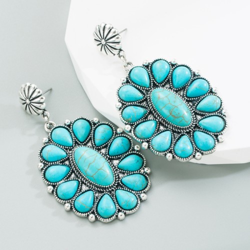 Fashion Jewelry Turquoise Earrings For Women YWHME-427