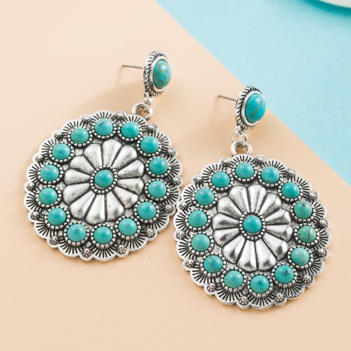 Fashion Jewelry Turquoise Earrings For Women YWHME-428