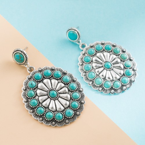 Fashion Jewelry Turquoise Earrings For Women YWHME-428