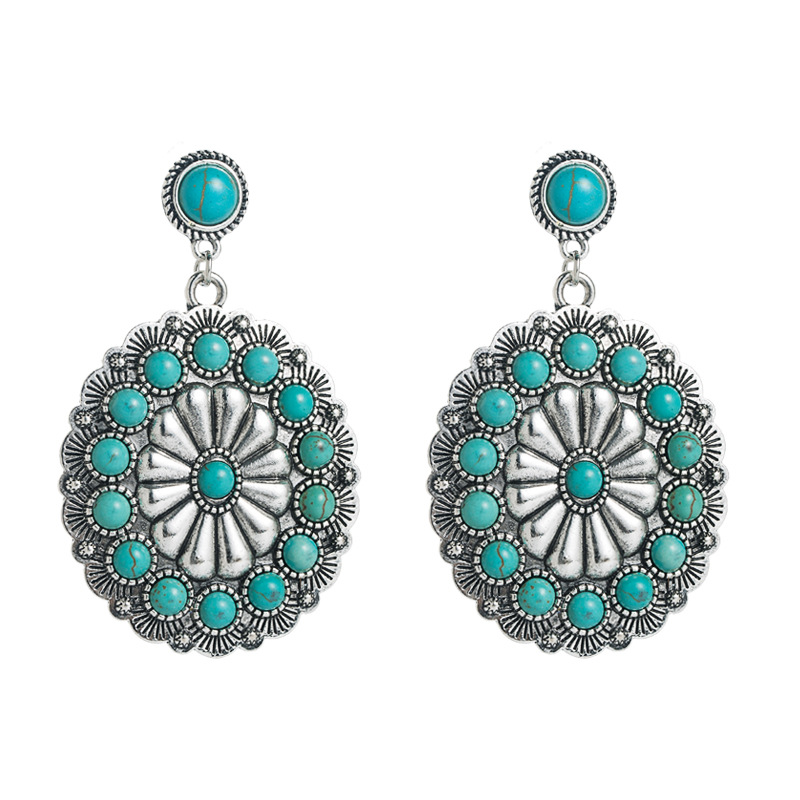 Fashion Jewelry Turquoise Earrings For Women YWHME-428 