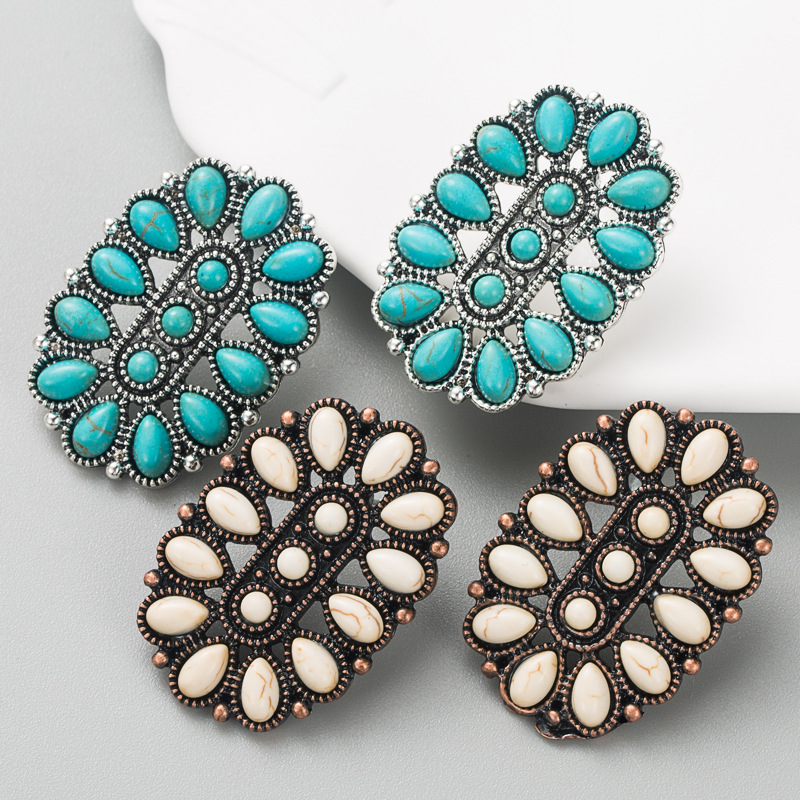 Fashion Jewelry Turquoise Earrings For Women YWHME-429