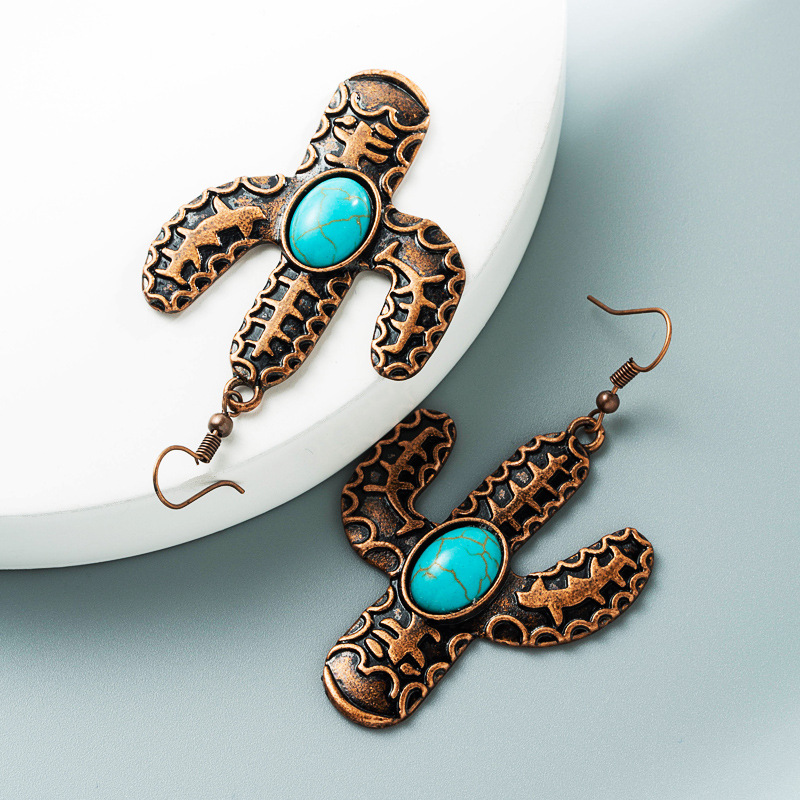 Fashion Jewelry Turquoise Earrings For Women YWHME-430 