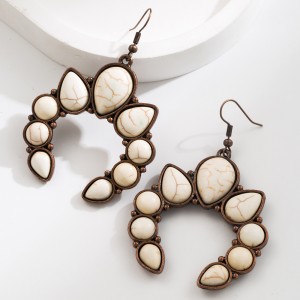 Fashion Jewelry Turquoise Earrings For Women YWHME-431 