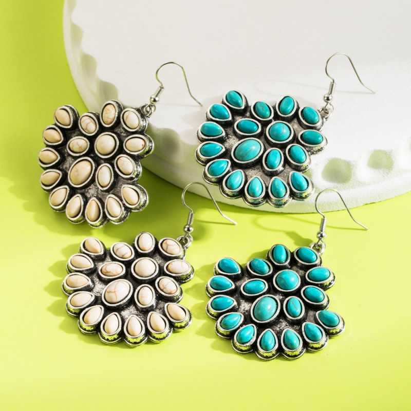 Fashion Jewelry Turquoise Earrings For Women YWHME-435 