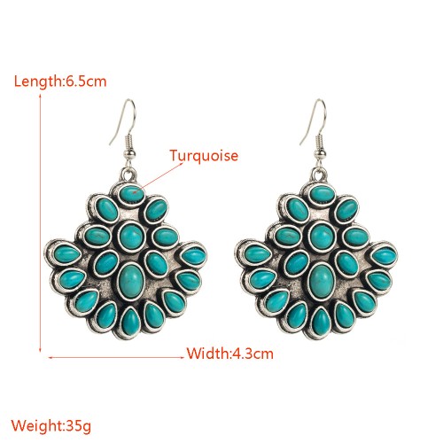 Fashion Jewelry Turquoise Earrings For Women YWHME-435