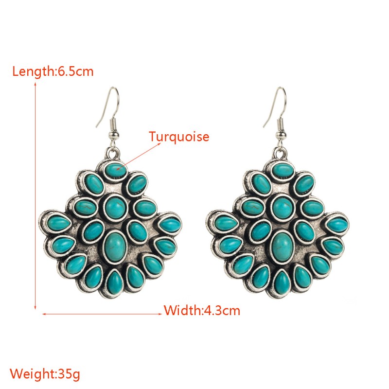 Fashion Jewelry Turquoise Earrings For Women YWHME-435 