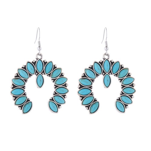 Fashion Jewelry Turquoise Earrings For Women YWHME-436