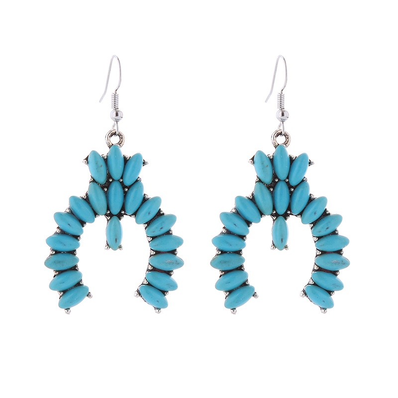 Fashion Jewelry Turquoise Earrings For Women YWHME-437 