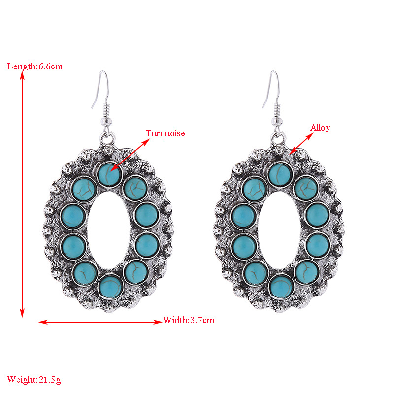 Fashion Jewelry Turquoise Earrings For Women YWHME-438 